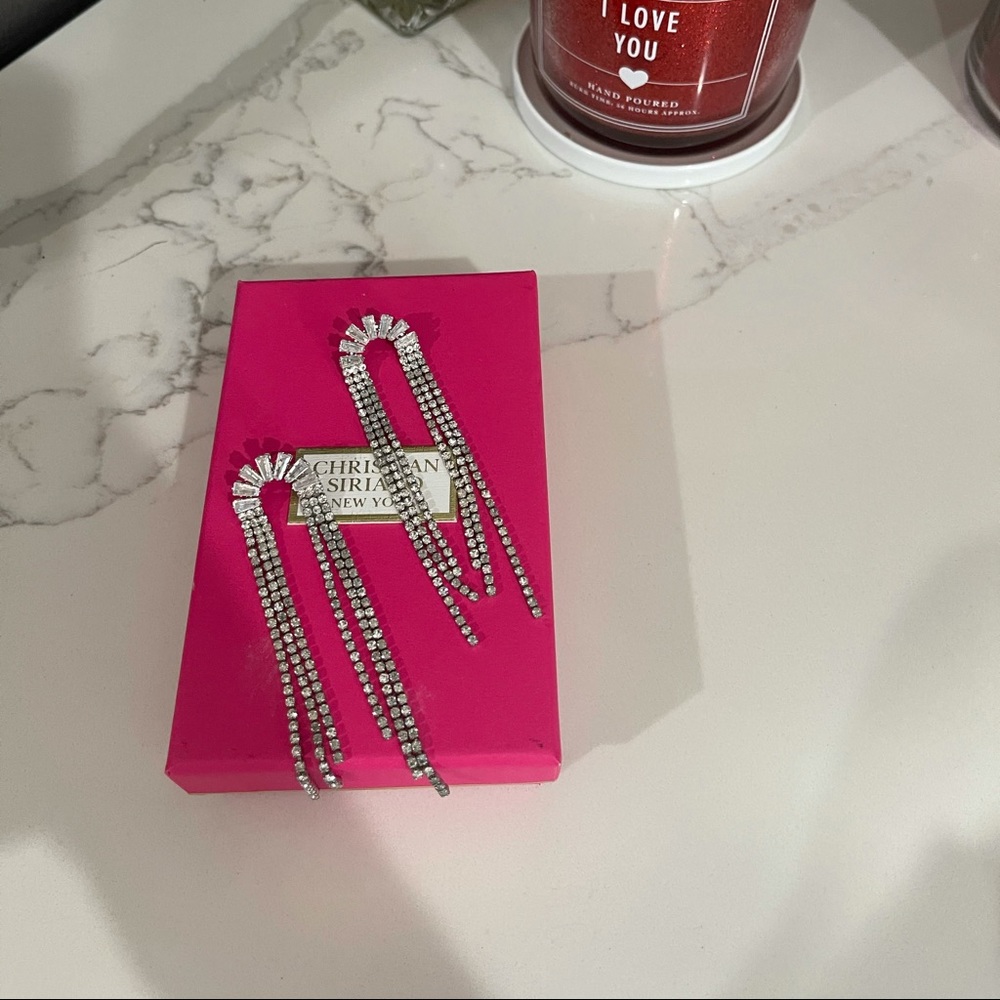 Beautiful Crystal Drop Earrings